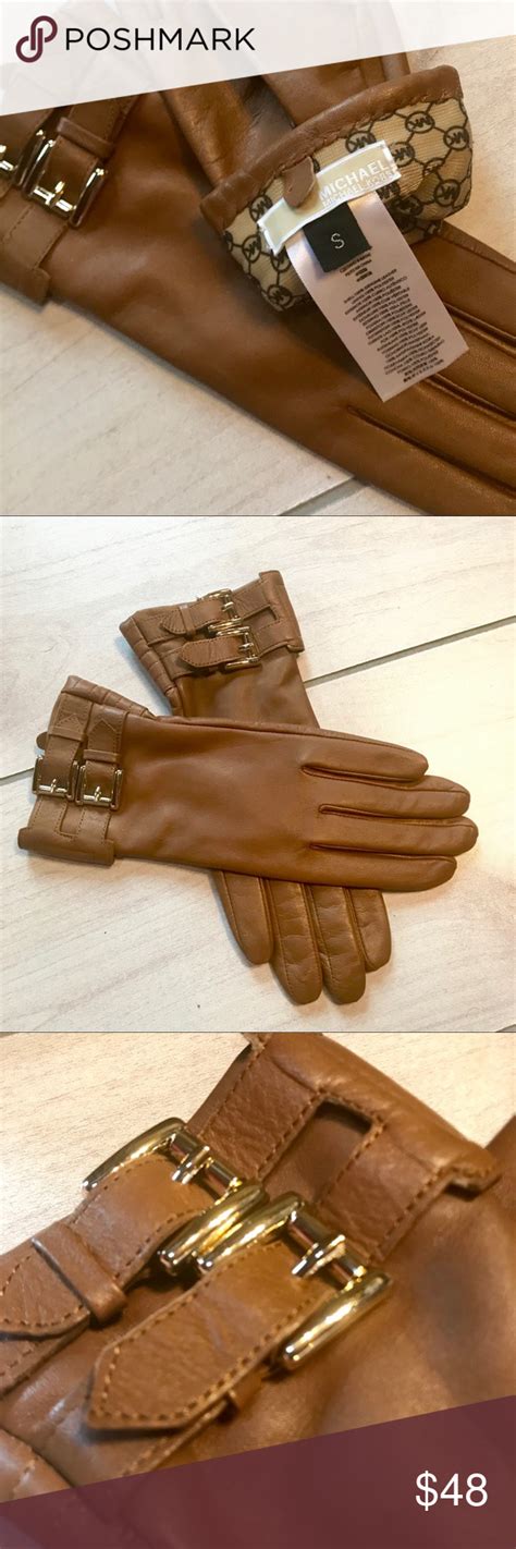 Michael kors leather gloves + FREE SHIPPING 